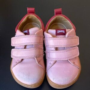 Toddler Camper Leather Sneakers